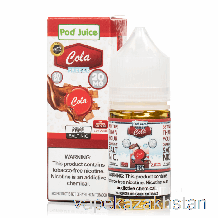 Vape Smoke FREEZE Cola - Pod Juice - 30mL 55mg